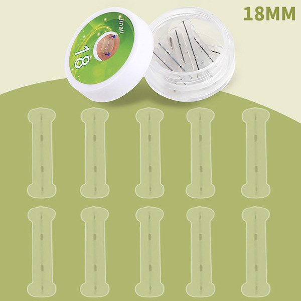 10 stk indgroede tåneglekorrektionsklips B 18MM