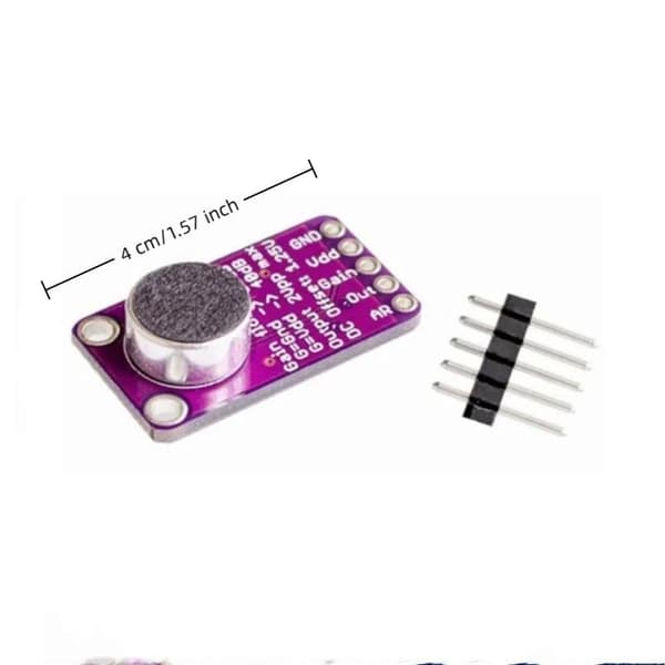 MAX4466 Mic AGC Forstærkerkort Lydsensormodul Automatisk Forstærkning C MAX9814