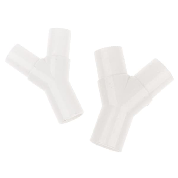 1 st PVC-plast Y-typ T-rör Y-grenrör Vattenrör Dropplåda 16 mm 16mm
