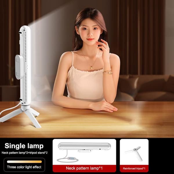 1/2 stk. Pro Fill Light Anker Live Streaming Rum Halslinjer Ansigt 2pcs