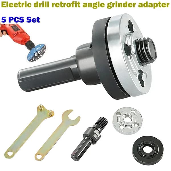 6/10 mm elektrisk drillkonvertering vinkelsliper koblingsstang B