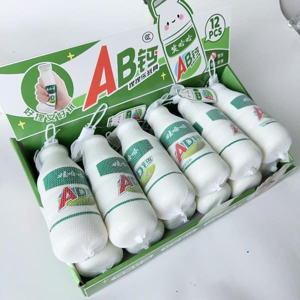 AD Calcium Mælkeformede Squishy Legetøj Blødt Langsomt Stigende Til Nosta A2 S