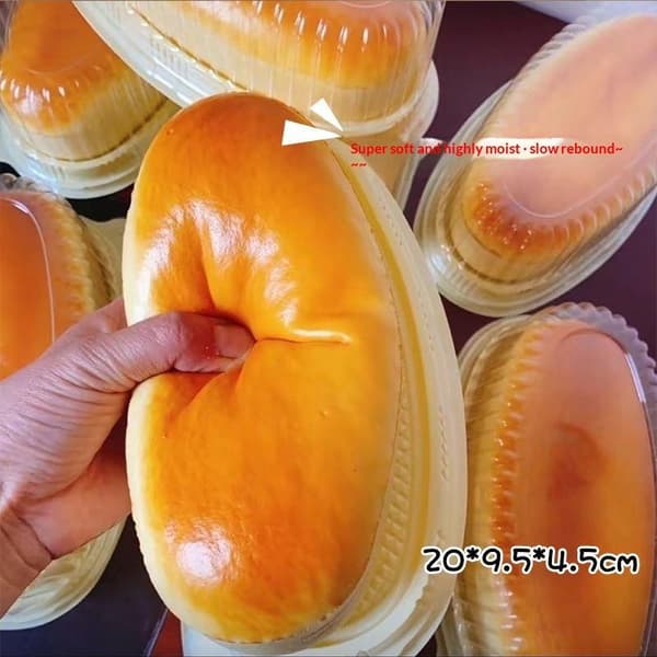 Simuleret Ostekage Prank Dekoration Brød Squishy
