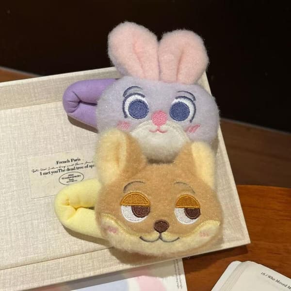 e Tegnefilm Zootopia Nick Judy Hårklemmer Til Piger Vinter Fluffy A3