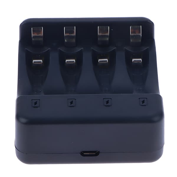 4-spors Smart Ni-Zn batteriladerindikator Ladekabel Sma Black