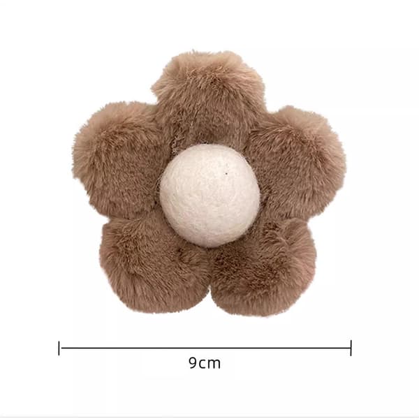 n Stil Plysch Blomma Hårklor Mode Små Hårklämmor Söt A3