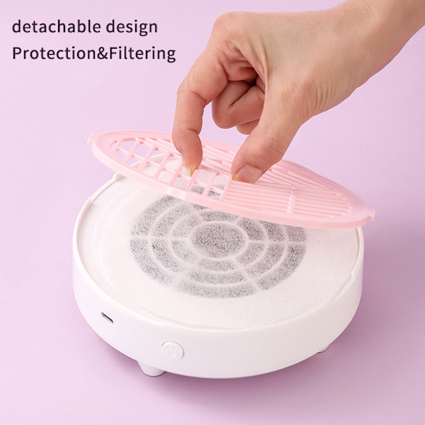 Nageldammsugare Professionell USB-dammutsugare Mut White square