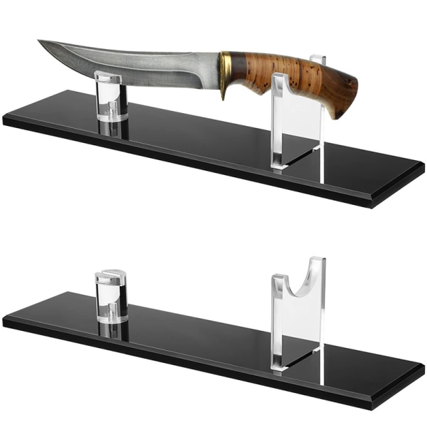 Knive Display Holder Knive Display Med Støtteramme Black