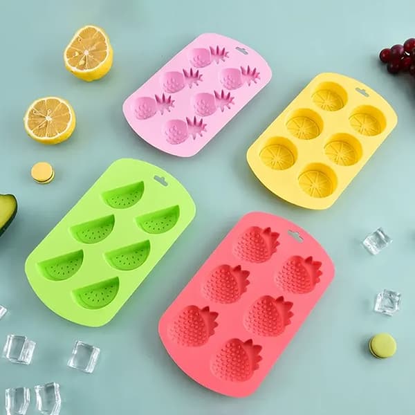 Fruktformet silikonform Red