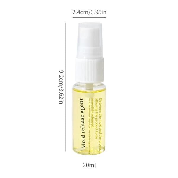 Slipmiddel spray til stearinlys og epoxyharpiks Sweet orange flavor