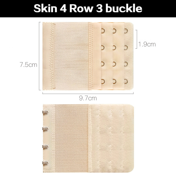 Kvinder BH Extenders Strap Extenders Spænder Elastic Extender Br 3(4R3H skin)