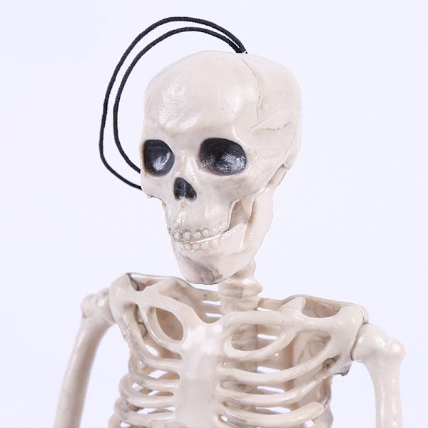 Poserbart skjelett Halloween-dekor  Man Bone Creepy Party Decorat