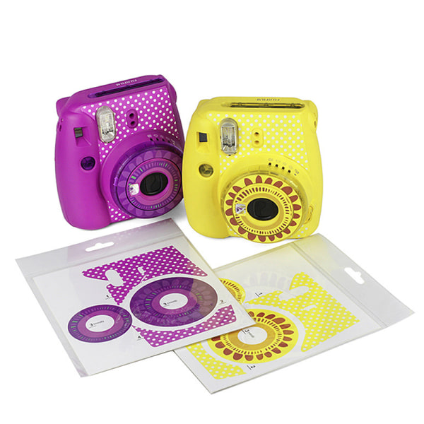 Fujifilm Instax Mini 8 kameraklistremerker Personlighet Mote Sunf A3