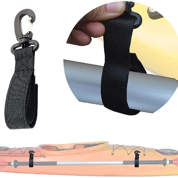 2 stk dobbeltpakke kajakpaddle Magic Buckle Strap Clip til Sup P 2pcs