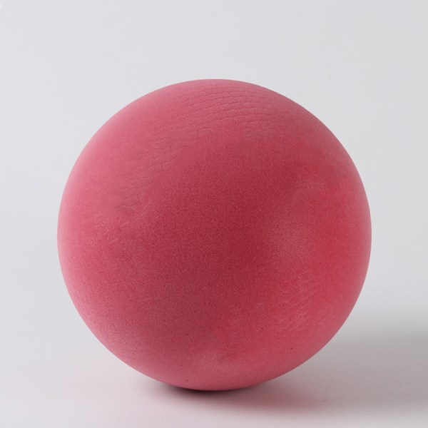 18CM Mute Ball Baby udendørs legetøj Solid svamp Blød elastisk bold Rose red