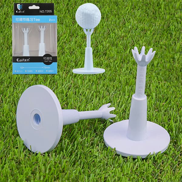 1/2 kpl säädettävä golfpallon pidike golf-ti golf-swing-harjoittelija 1pcs