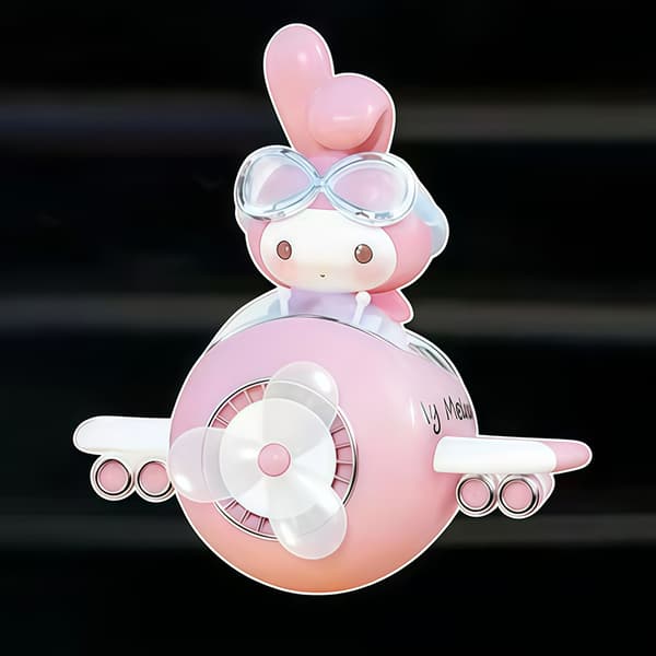 2st Hello Kitty 2D platt akryl bil luftfräschare ventilklämma Ar A4
