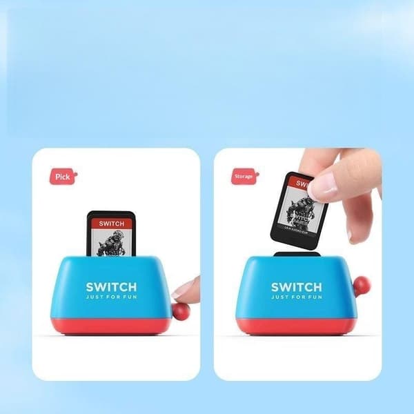 1 stk. spilkortetui til Nintendo Switch Lite/OLED brødristeropbevaring Red