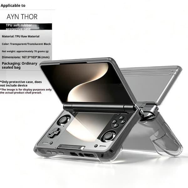 För AynThor Handhållen TPU Skyddsfodral Transparent Anti-Rep A1