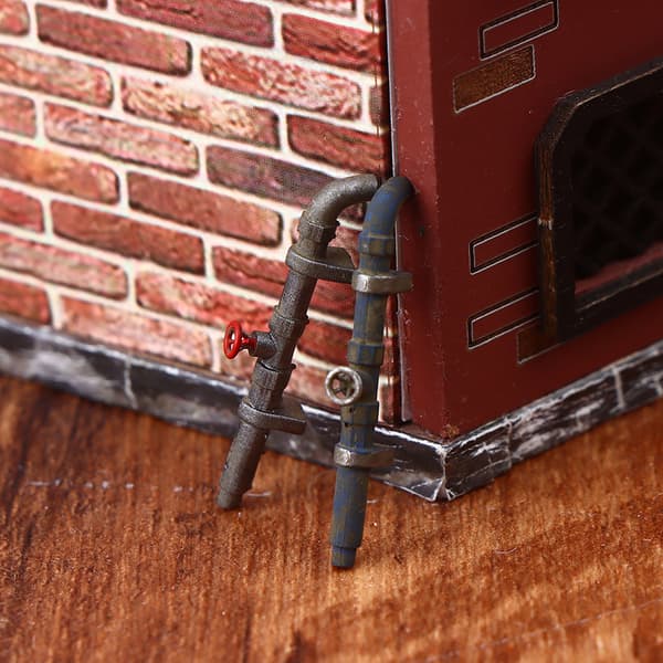 Holdbar harpiks 1/64 skala miniature vandrørsmodel til model R A3