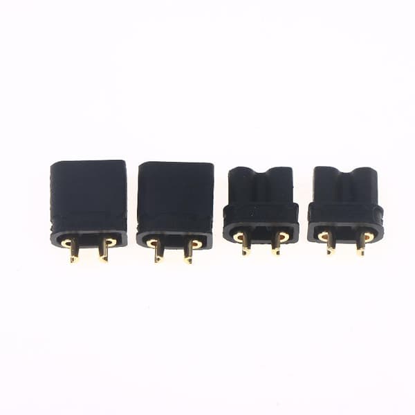 2/6/10 par XT30-U hane och hona bullet-kontakter strömbatteri 2pairs XT30 Black
