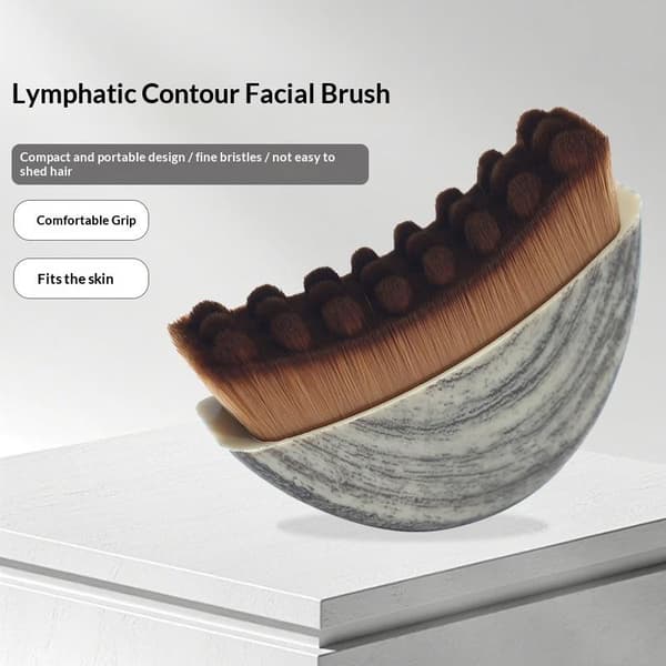 1 st bärbar lymfatisk konturansiktsborste multifunktionell ansiktsborste S box