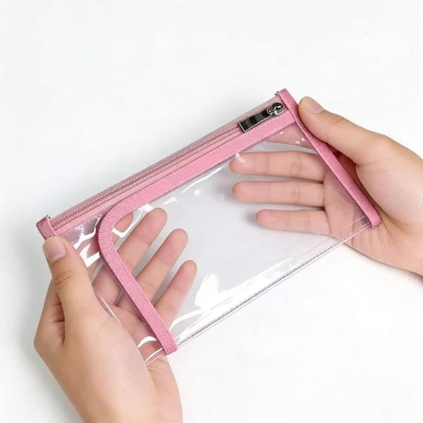 Bina Rejsepas Boardingpas Pung - Tyk PVC Plastik Pung 2