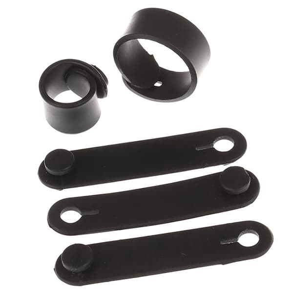 6st motorcykelgummiband för ramkablar 8CM