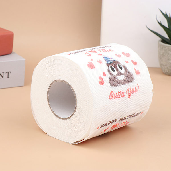1Rulla Funny WC-paperirulla Syntymäpäiväsisustus Syntymäpäivälahjat Jok