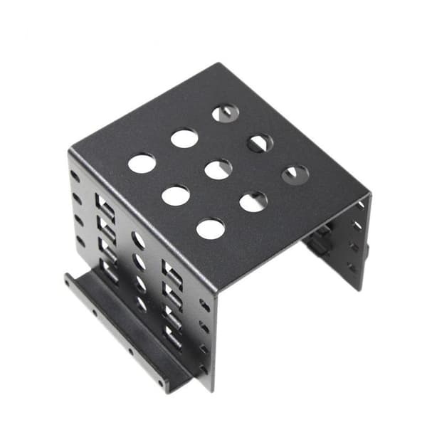 4-brønns 2,5-tommers til 3,5-tommers SSD-harddisk-kabinett Caddy Chass A2