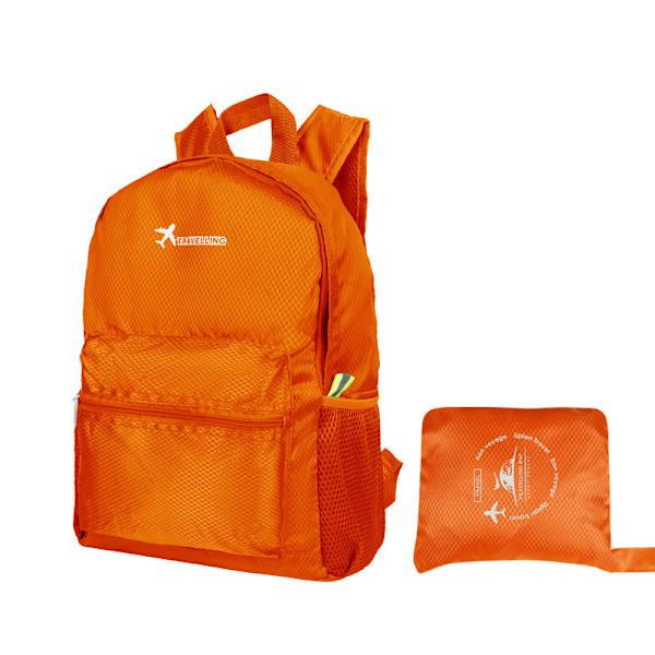 25L kevyt taittuva reppu miesten ultrakevyt vedenpitävä Ba Orange