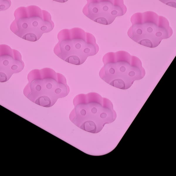 16 hullers e Pet Cat Dog Paws Silikonform Kakeform DIY Kake