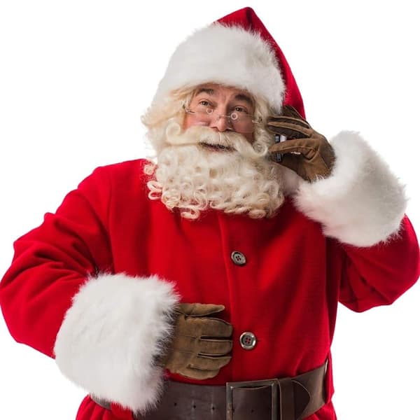 Oppblåsbar julenissebuk Justerbar stropp Julecosplay A Set