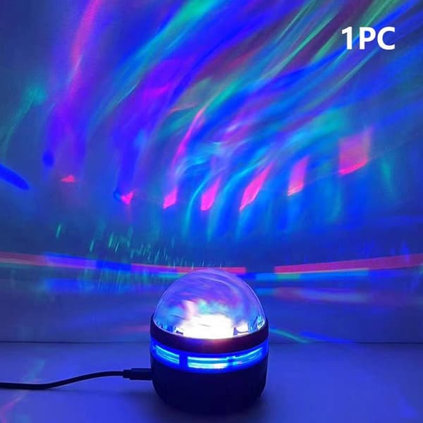 LED Nordlys Nattlys Stjerneklar Galakse Lysprojektor D A1 1PC