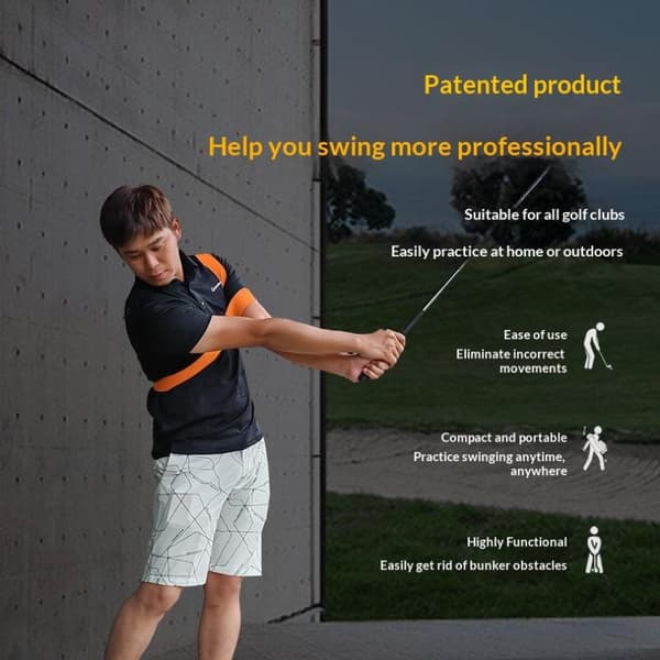 Golf Swing Training Aid Golf Swing Trainer Golf Swing Strap For Light green