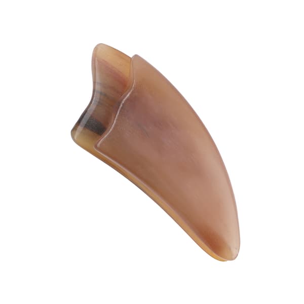 Bärbar Horn Gua Sha Skrapbräda Helkroppsansikte Ögonformning A2