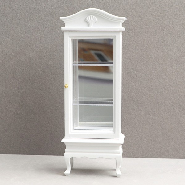 1:12 Dollhouse Miniature Cabinet Single Door Showcase Kirjahyllyt