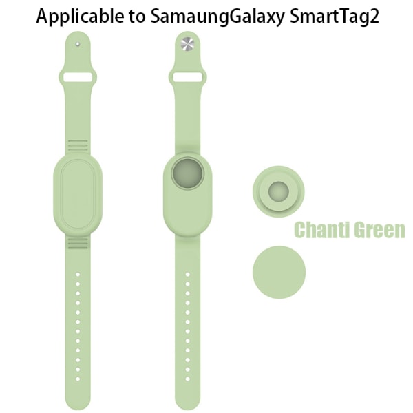 Veske til Galaxy SmartTag 2 myk silikonrem Armbånd Protec A5