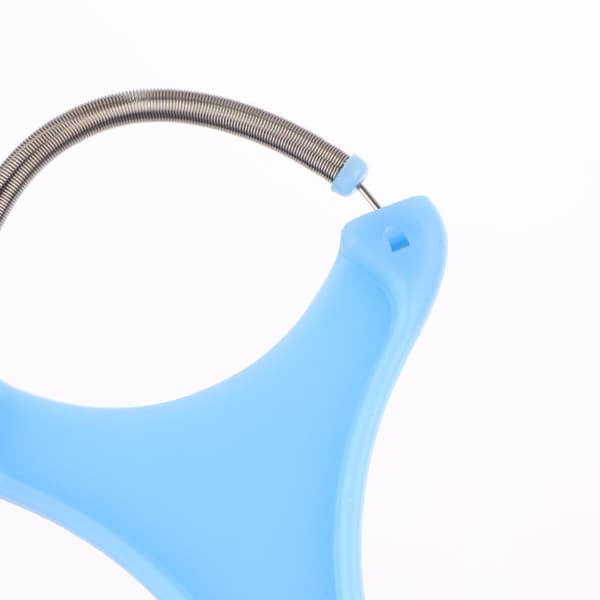 Ansiktshårfjerner Manuell Fjærdesign Bærbar Blue