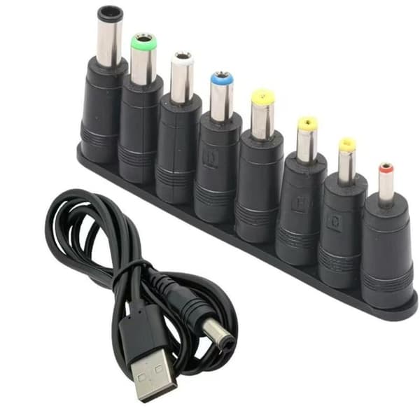 Universell USB till DC 5.5*2.1mm strömkabel 5V laddningssladd med