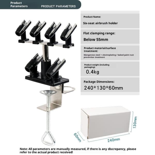 Airbrush Holder Gravity Stand Kit For Air Brush Paint Spray Ho 1pc