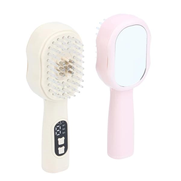 Hygienisk EMS Puls Væskeleder Kam for Hodebunn Pink