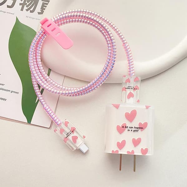 1 uppsättning USB-kabelskyddsfodral Original laddarskyddsskydd A8