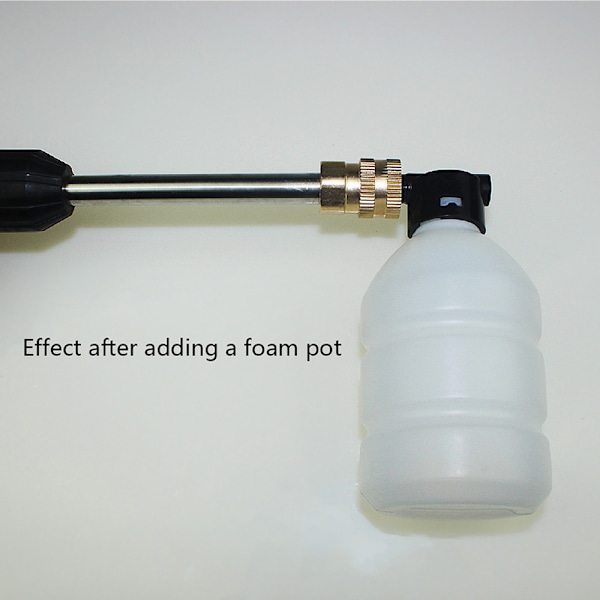 300ml Foam Lance Generator til bilvask Justerbar 1/4 TOMME