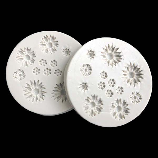 Daisy Wild Chrysanthemum Flower Shape Silikonform Baking Mold 8cm