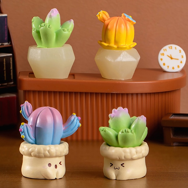 Creative e Simulation Cactus Decoration Fleshy Desktop Ornament A5