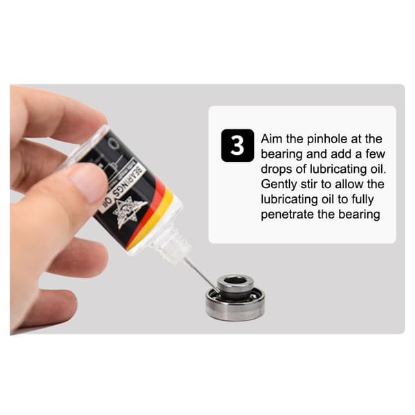 Skateboard Lejer Smøreolie 20ml Smøremiddel Leje 2PCS
