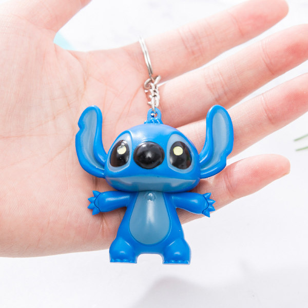 LED-nøkkelring Anime tegneseriefigurer Glødende nattlys A2