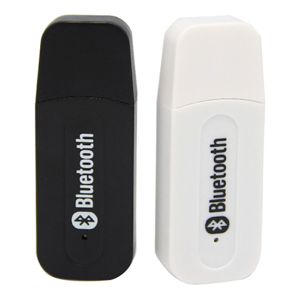 Ny USB trådlös Bluetooth-kompatibel o Mottagare Sändare Annons Black
