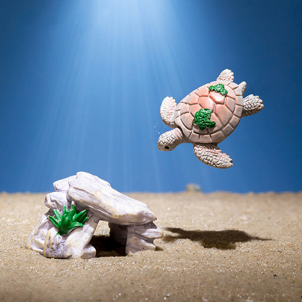 Mini simuleret hvalskildpadde akvarium akvarium mikrolandskab I
